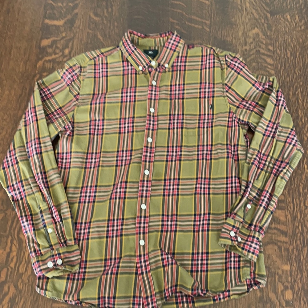 Obey Large Check Button Down